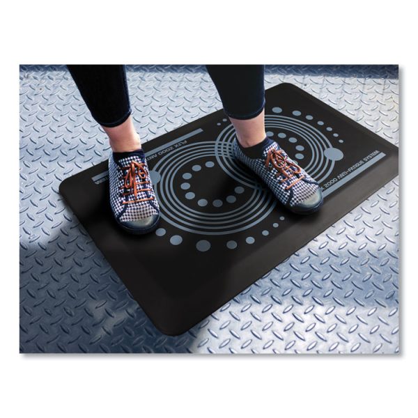 Afs-Tex 2000 Anti-Fatigue Mat, Rectangle, 16 X 24, Midnight Black - Image 4