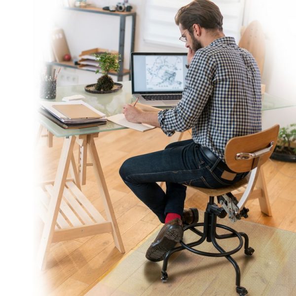 Ecotex Marlon BioPlus Rectangular Polycarbonate Chair Mat for Hard Floors, Rectangular, 29 x 47, Clear - Image 2