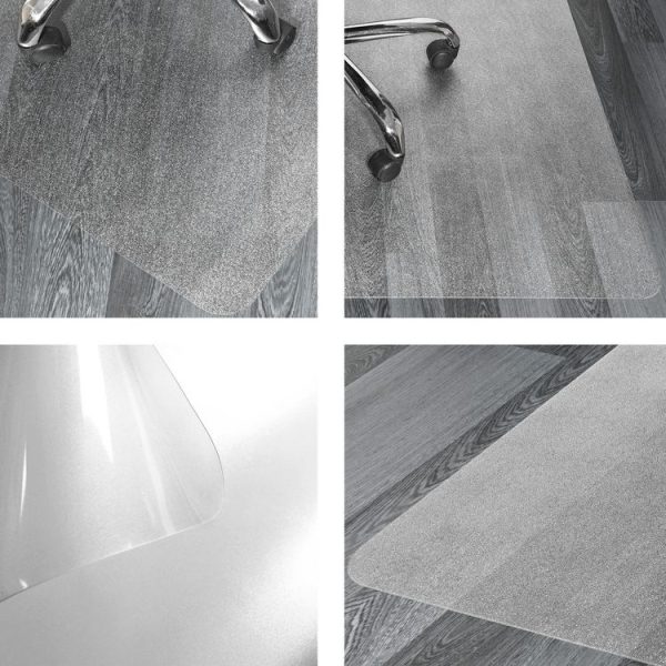 Ecotex Marlon BioPlus Rectangular Polycarbonate Chair Mat for Hard Floors, Rectangular, 29 x 47, Clear - Image 4