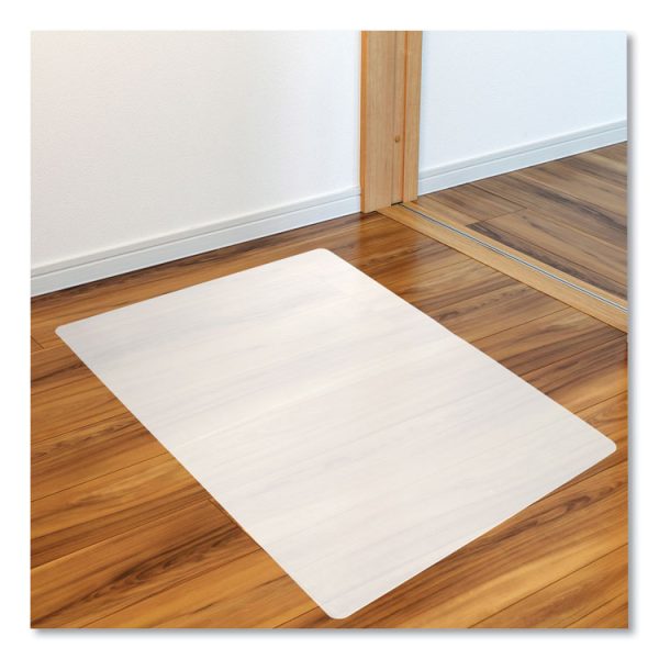 Ecotex Polypropylene Anti-Slip Foldable Chair Mat for Hard Floors, 45 x 53, Translucent - Image 4