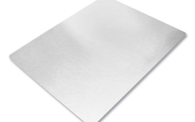 Ecotex Polypropylene Rectangular Chair Mat for Carpets, 29 x 46, Translucent