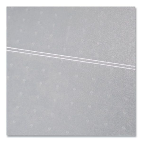 Ecotex Polypropylene Rectangular Foldable Chair Mat for Carpets, 35 x 46, Translucent - Image 3