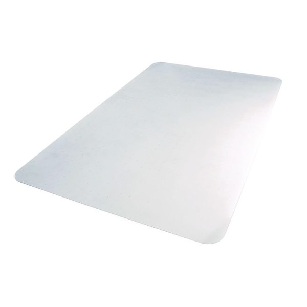 Ecotex Marlon BioPlus Rectangular Polycarbonate Chair Mat for Low/Medium Pile Carpets, Rectangular, 46 x 60, Clear - Image 3