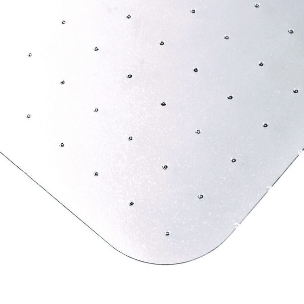 Ecotex Marlon BioPlus Rectangular Polycarbonate Chair Mat for Low/Medium Pile Carpets, Rectangular, 46 x 60, Clear - Image 5