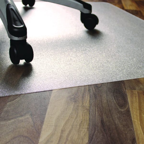 Ecotex Marlon BioPlus Rectangular Polycarbonate Chair Mat for Hard Floors, Rectangular, 45 x 53, Clear - Image 9