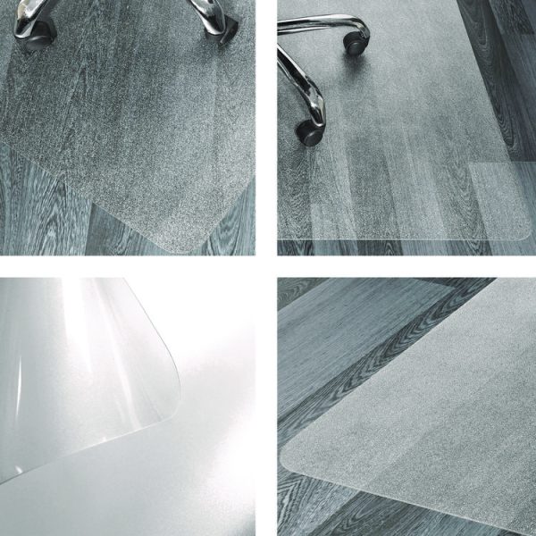 Ecotex Marlon BioPlus Rectangular Polycarbonate Chair Mat for Hard Floors, Rectangular, 45 x 53, Clear - Image 10