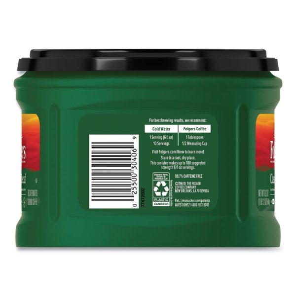 Coffee, Classic Roast Decaffeinated, Ground, 19.2 oz Can - Image 2