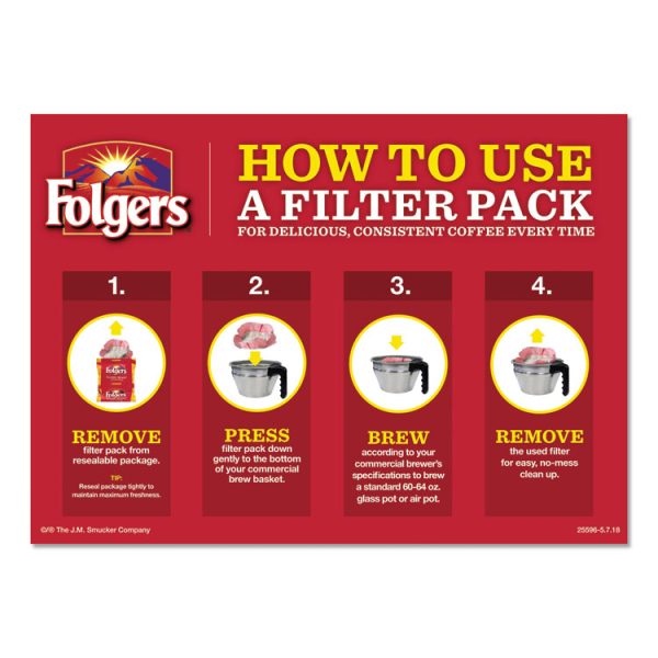 Coffee Filter Packs, Classic Roast, .9oz, 160/carton - Image 4