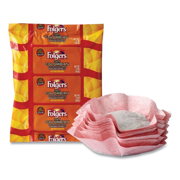 Coffee Filter Packs, 100% Colombian, 1.4 Oz Pack, 40/carton - Image 6