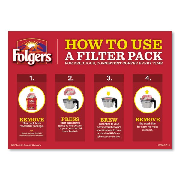 Coffee Filter Packs, 100% Colombian, 1.4 Oz Pack, 40/carton - Image 8