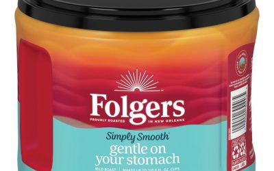 Simply Smooth Ground Coffee, Gentle On Your Stomach, 27 oz Canister