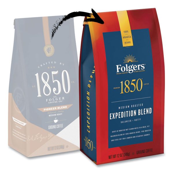 Coffee, Expedition Blend, Medium Roast, Ground, 12 oz Bag, 6/Carton - Image 3