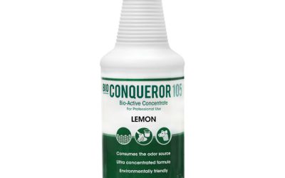 Bio Conqueror 105 Enzymatic Odor Counteractant Concentrate, Citrus, 32 Oz Bottle, 12/carton