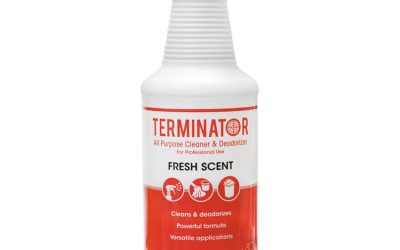 Terminator All-Purpose Cleaner/deodorizer With (2) Trigger Sprayers, 32 Oz Bottles, 12/carton