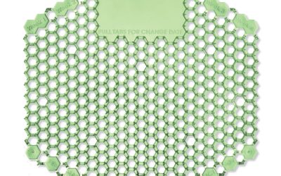 The Wave Urinal Deodorizer, Urinal Screens, Herbal Mint Scent, 58 G, 10/box, 6 Boxes/carton