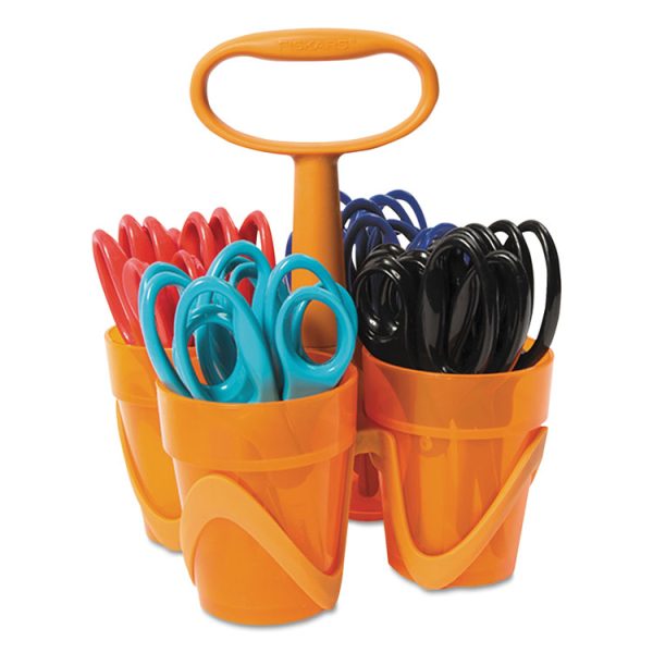 Classpack Caddy, Rounded Tip, 5" Long, 1.6" Cut Length, Assorted Straight Handles, 24/set - Image 2