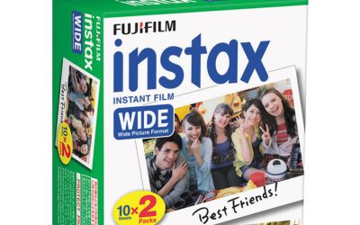 Instax Wide Film Twin Pack, 800 Asa, 20-Exposure Roll