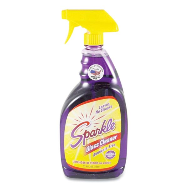 Glass Cleaner, 33.8 Oz Spray Bottle, 12/carton - Image 2