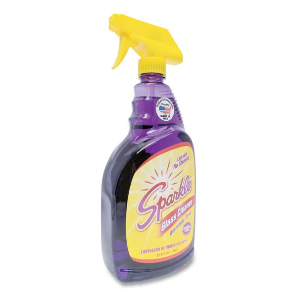 Glass Cleaner, 33.8 Oz Spray Bottle, 12/carton - Image 4