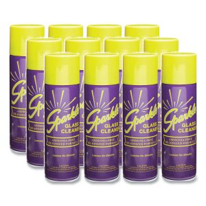 Glass Cleaner, 20 Oz Aerosol Spray, 12/carton