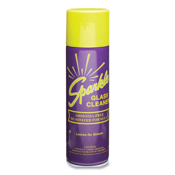 Glass Cleaner, 20 Oz Aerosol Spray, 12/carton - Image 2