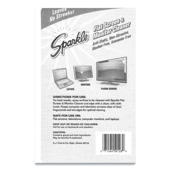 Flat Screen And Monitor Cleaner, Pleasant Scent, 8 Oz Bottle, 2/pack, 6/carton - Image 6