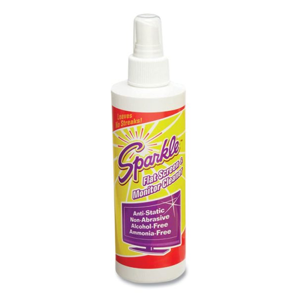 Flat Screen And Monitor Cleaner, Pleasant Scent, 8 Oz Bottle, 2/pack, 6/carton - Image 2