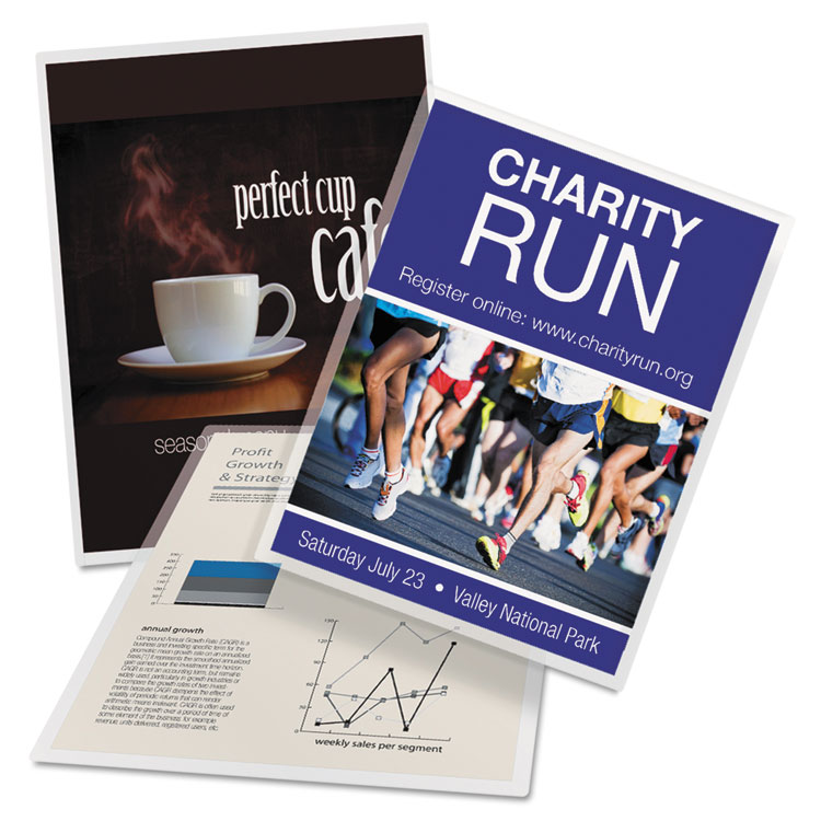 Ultraclear Thermal Laminating Pouches, 3 Mil, 9" X 11.5", Gloss Clear, 100/pack - Image 2