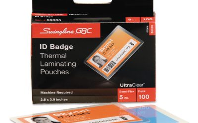 Ultraclear Thermal Laminating Pouches, 5 Mil, 3.88″ X 2.63″, Gloss Clear, 100/box