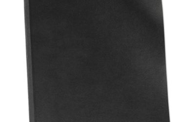 VeloBind Presentation Covers, Black, 11 x 8.5, Punched & Scored, 50/Pack