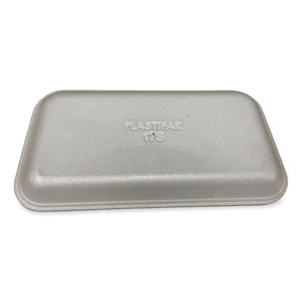 Meat Trays, #17S, 8.5 x 4.69 x 0.64, White, 500/Carton - Image 3