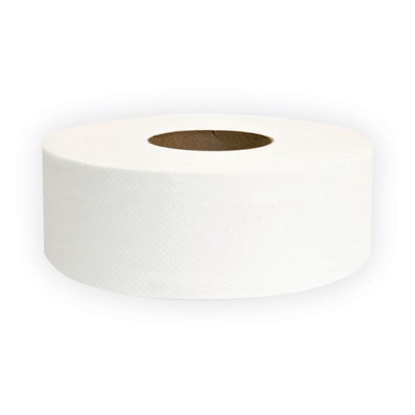 Jumbo Jrt Bath Tissue, Septic Safe, 2-Ply, White, 3.25" X 720 Ft, 12 Rolls/carton - Image 2