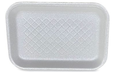 Meat Trays, #2S, 8.5 x 6 x 0.7, White, 500/Carton