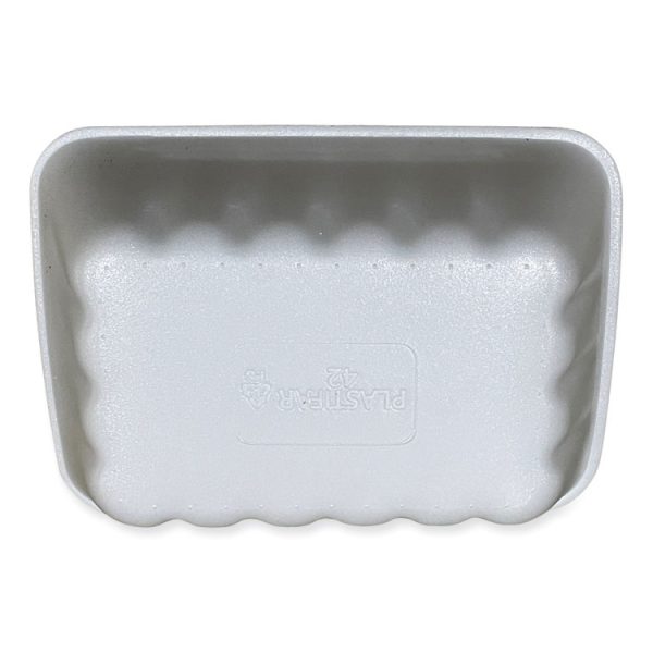 Meat Trays, #42K, 8.75 x 6.32 x 2.25, White, 252/Carton - Image 4