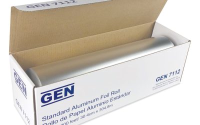 Standard Aluminum Foil Roll, 12″ X 1,000 Ft, 6/carton