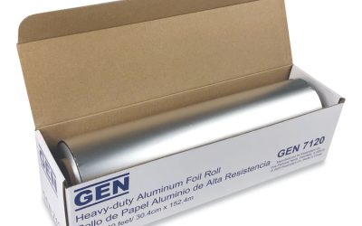 Heavy-Duty Aluminum Foil Roll, 12″ X 500 Ft, 6/carton
