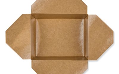 Reclosable Kraft Take-Out Box, 54 Oz, Paper, 200/carton