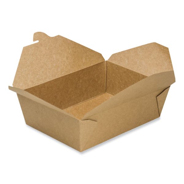 Reclosable Kraft Take-Out Box, 76 Oz, Paper, 200/carton - Image 4