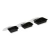 Microwavable Food Container with Lid, Rectangular, 32 oz, 8.81 x 6.02 x 2.24, Black/Clear, Plastic, 150/Carton - Image 4
