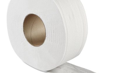 Jrt Jumbo Bath Tissue, Septic Safe, 2-Ply, White, 3.3″ X 500 Ft, 12/carton