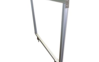 Desktop Acrylic Protection Screen, 29 X 1 X 24, Frosted