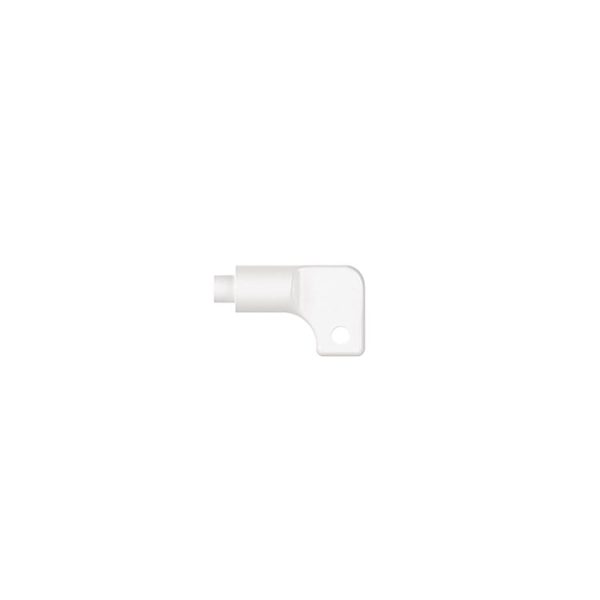 Pure by Gloss and Guild+Pepper ABS Mini Bracket - Tape Mount, 1.25 x 0.84 x 3.65. White, 48/Carton - Image 3