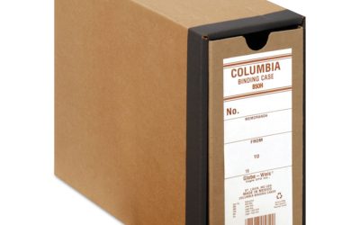 Columbia Recycled Binding Cases, 2 Rings, 3.13″ Capacity, 11 X 8.5, Kraft