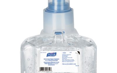Advanced Hand Sanitizer Green Certified Gel Refill, For LTX-7 Dispensers, 700 mL, Fragrance-Free, 3/Carton