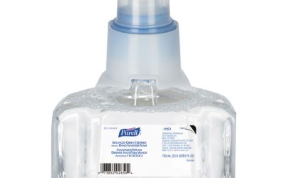 Advanced Hand Sanitizer Green Certified Foam Refill, For LTX-7 Dispensers, 700 mL, Fragrance-Free, 3/Carton