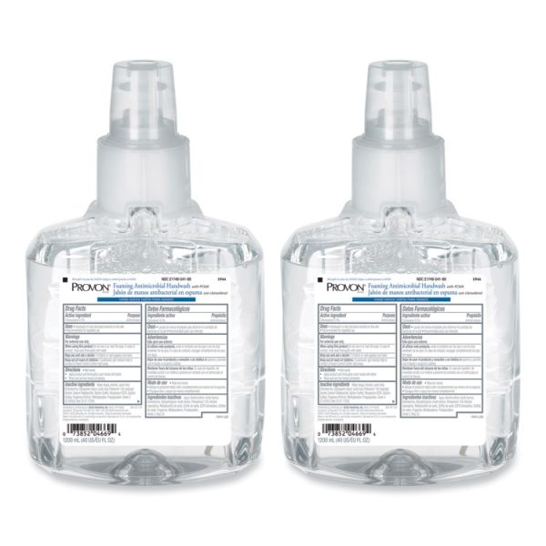 Foaming Antimicrobial Handwash with PCMX, For LTX-12, Floral, 1,200 mL Refill,  2/Carton - Image 2
