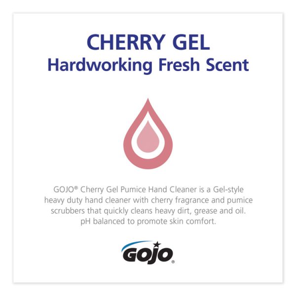 Cherry Gel Pumice Hand Cleaner, Cherry Scent, 1 Gal - Image 4