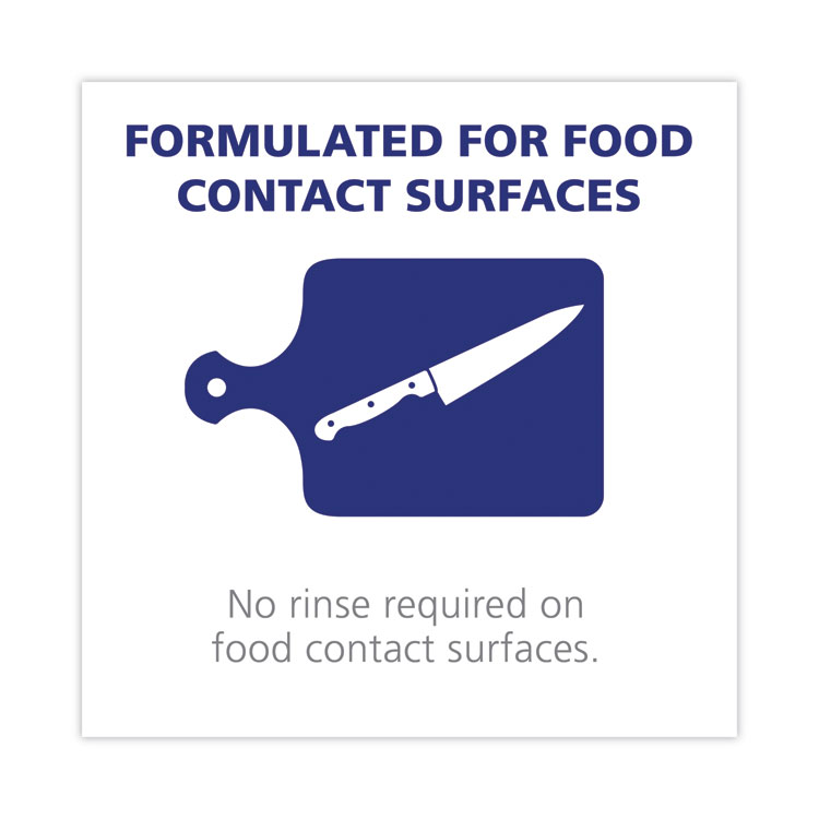 Foodservice Surface Sanitizer3, Fragrance Free, 32 oz Bottle with Spray Trigger Attached, 6/Carton - Image 3