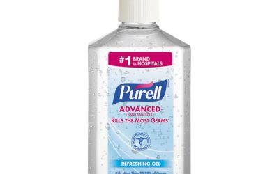 Advanced Hand Sanitizer Refreshing Gel, 12 oz Pump Bottle, Clean Scent, 12/Carton