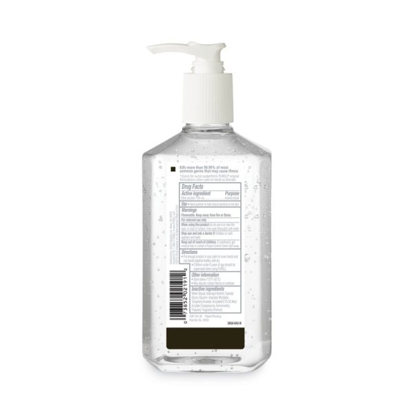 Advanced Hand Sanitizer Refreshing Gel, 12 oz Pump Bottle, Clean Scent, 12/Carton - Image 2